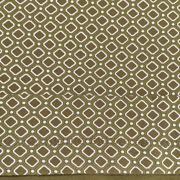 Jessica green and white geometric pattern turtle neck - please read description - Picture 6 of 6